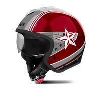 Casque Modulable Airoh J 110 Command Bordeaux brillantL Bordeaux brillant