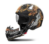 Casque Modulable Airoh J 110 Oni Noir/BeigeM Noir,Beige