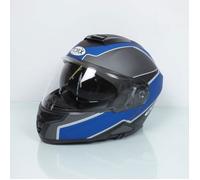 Casque modulable bleu et gris mat Torx Neil 2 Trip Blue Taille S 55-56 pour moto S