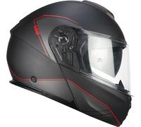Casque modulable CGM 560G MAD RIDE noir rouge mat taille S