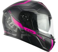Casque modulable CGM 569G C-MAX CITY Fluo mat noir-fuchsia taille M