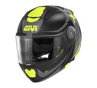 Casque Modulable GIVI X.27 Dimensions Noir / Titane / Jaune ECE 22.06