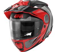 Casque modulable GIVI X27 Tourer Graphic Noir Rouge Gris taille M
