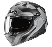 HJC F100 Bios Casque, noir-gris, taille XS 54 55 pour homme