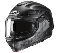 HJC Casque modulable F100 HETAL Noir-gris MC5SF XL