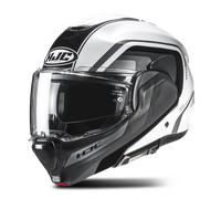 Casque Modulable HJC F100 Reef Noir/BlancM Noir,Blanc