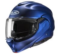 HJC, Casque Moto Modulable F100 UNI Semi Flat Metallic Blue, XL