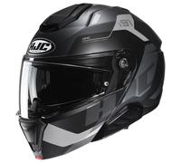 HJC i91 Carst Casque, noir-gris-argent, taille 2XL pour homme