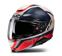 Casque Modulable HJC RPHA 91 Rafino Blanc/Bleu/RougeM Blanc,Bleu,Rouge