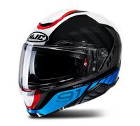Casque Modulable HJC RPHA 91 Rafino Blanc/Noir/BleuL Blanc,Noir,Bleu