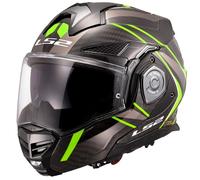 LS2, Casque Moto Modulable ADVANT X Carbon Future II Gloss H-V Yellow, S