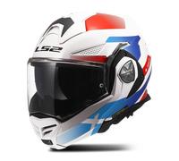 LS2 FF901 Advant X Nova Casque, blanc-rouge-bleu, taille 3XL pour homme