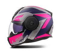 Casque Modulable LS2 FF902 Scope II Gris/Bleu/VioletXXL Gris,Bleu,Violet