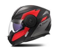 Casque Modulable LS2 FF902 Scope II Noir/RougeXXL Noir,Rouge