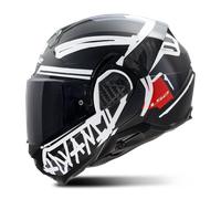 LS2 FF910 Advant II Tape Casque, noir-blanc, taille S pour homme