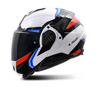 Casque Modulable LS2 FFF910 Advant II Blanc/Bleu/RougeXXL Blanc,Bleu,Rouge