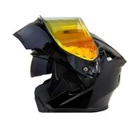 Casque Modulable Moto Intégré DOTECE Homologué Double Visière Casques Intégraux Moto Ventilation pour Homme Femme Casques Racing Motocross 6,XL:61-62CM