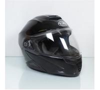 Casque modulable noir brillant Torx Neil2 TailleXXL visière solaire pour moto scooter