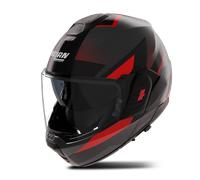 Nolan Casque modulable N120-1 CICLONE 364 Gris lave / Noir / Rouge