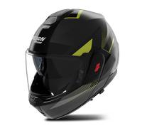 Casque Modulable Nolan N120-1 CICLONE 362 Grigio lava / Nero / Verde impulso