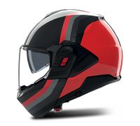 Casque Modulable Nolan N-120-1 Lineo Noir/Rouge/Gris BrillantL Noir,Rouge,Gris Brillant