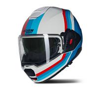 Casque Modulable Nolan N120-1 Blanc/Bleu/Rouge3XL Blanc,Bleu,Rouge