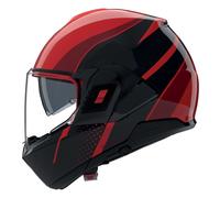 Casque Modulable Nolan N120-1 FLUENTE 360 Rosso / Nero / Rosso viscerale