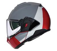 Casque Modulable Nolan N120-1 GRAFO 349 Grigio / Bianco / Rosso