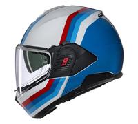 Casque Modulable Nolan N120-1 LINEO 347 Bianco / Blu / Rosso