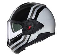Casque Modulable Nolan N120-1 LINEO 348 Nero / Bianco / Argento
