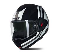 Casque Modulable Nolan N120-1 LINEO 348 Nero / Bianco / Argento