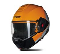 Casque Modulable Nolan N120-1 Orange/Gris/NoirM Orange,Gris,Noir