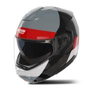 Casque Modulable Nolan N90-3 06 Blocco Noir/Rouge/Gris Lava/Blanc BrillantS Noir,Rouge,Gris Lava,Blanc Brillant