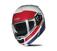 Casque Modulable Nolan N90-3 ROBOTO 345 Bianco / Rosso / Blu