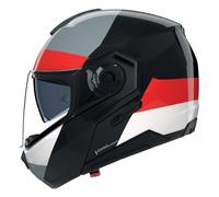 Nolan N90-3 Blocco 353, casque rabattable XXL Noir/Gris/Rouge/Blanc Noir/Gris/Rouge/Blanc