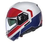 Nolan N90-3 Roboto 345, casque rabattable M Blanc/Rouge/Bleu Foncé Blanc/Rouge/Bleu Foncé