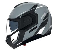 Nolan N90-3 Sincrono 352, casque rabattable XXS Gris/Noir/Blanc Gris/Noir/Blanc