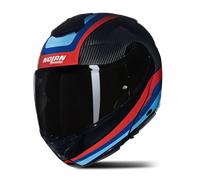 Casque Modulable Nolan X-1005 Carbon Bleu/Rouge/Bleu ClairM Bleu,Rouge,Bleu Clair