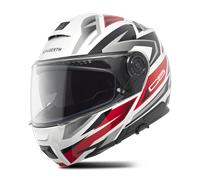 SCHUBERTH C5 Zenith Casque Modulable Noir/Rouge/Blanc 65 unisex
