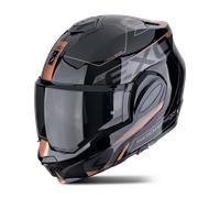 Scorpion EXO-Tech Evo Traveller, casque modulaire S Noir/Gris/Cuivre Noir/Gris/Cuivre