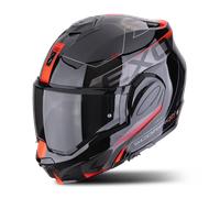 Scorpion Casque moto modulable EXO-TECH EVO TRAVELLER Noir/Rouge Taille M