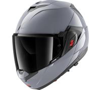 Shark Oxo Dark Shadow Modular Helmet Argenté S