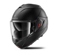 SHARK OXO Blank KMA Casque Moto Modulable Adulte Unisexe, Black Mat, M