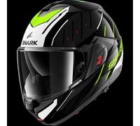Shark Oxo Rydger Casque, noir-blanc-jaune, taille 2XL pour homme