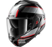 SHARK Casque modulable Oxo Sikter Noir/Argent Taille 2XL