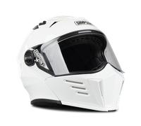 Simpson Darksome Solid, casque rabattable XL Blanc Blanc