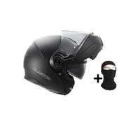 Casque Modulable Strob Noir Mat + Cagoule