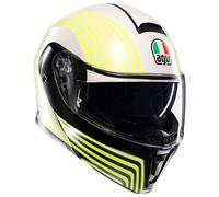 casque modulaire agv streetmodular iseo - blanc / noir / jaune M