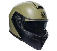 AGV Streetmodular Mono Casque, noir-vert, taille XS pour homme
