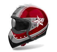 Casque Modulaire AIROH J 110 Command Gris Rouge Laqué ECE 22.06 2024